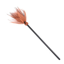 Load image into Gallery viewer, SKHEK Halloween Halloween Party Witch Broom Kids Plastic Cosplay Flying Broomstick Props For Masquerade Halloween Cosplay Costume Accessories