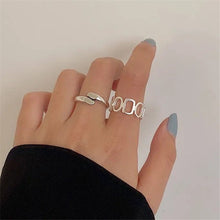 Load image into Gallery viewer, Skhek 2023 New Rings Individuality Baroque Vintage Hit Colour Love Heart Metal Gothic Rings For Women Girls Party Jewelry Accessories
