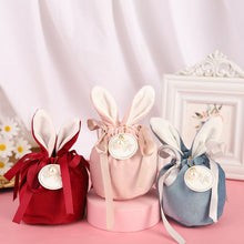 Load image into Gallery viewer, 3pcs Easter Rabbit Bunny Gift Bag Valentines Day Chocolate Candy Packaging Bag Wedding Birthday Party Supplies Jewelry Organizer