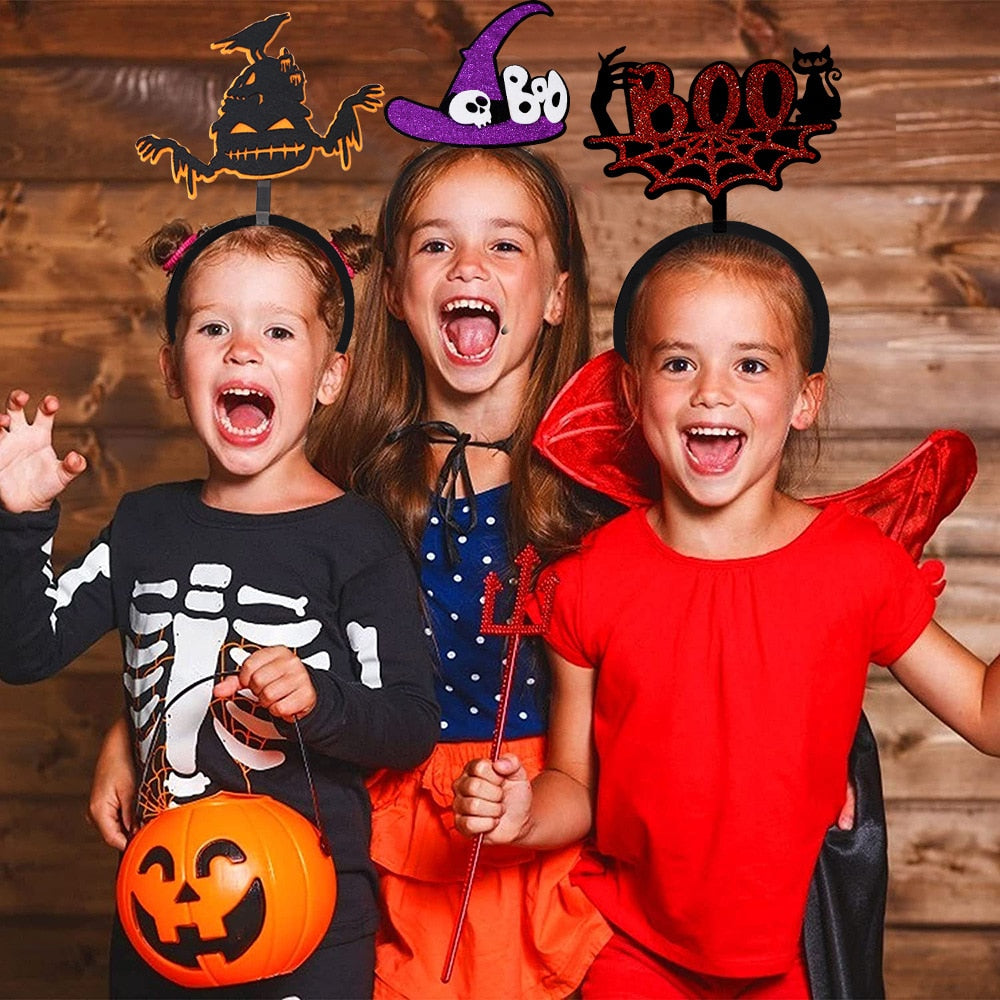 SKHEK Felt Halloween Headband Decoration Props Halloween Headband Head Buckle Horror Party Dress Up Supplies Adult