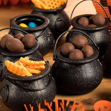 Load image into Gallery viewer, SKHEK Halloween 6Pcs Mini Halloween Candy Bucket Pot Witch Skeleton Cauldron Holder Jar Trick Or Treat Halloween Party Decoration Props Kids Toy