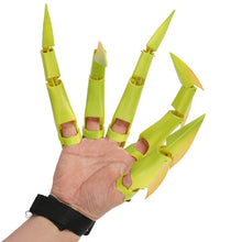 Load image into Gallery viewer, SKHEK Creative Articulated Fingers Halloween Fingers Gloves Extensions Halloween Decoration Props Horror Ghost Claw Movable Finger