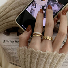 Load image into Gallery viewer, Skhek Classic Gold Color Circle Open Ring For Woman Sexy Metal  Finger Accessories Fashion Korean Jewelry Wedding Party Unusual Rings