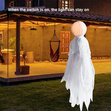 Load image into Gallery viewer, SKHEK Halloween Outdoor Large Light Up Witches Halloween Decorations Party Garden Glowing Witch Head Scary Ghost Decor Holding Hands Horror Prop