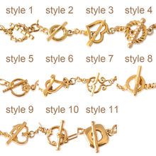 Load image into Gallery viewer, Fashion 316L Stainless Steel Bracelets For Women Chain Bracelet Minimalist Charm Bracelet OT Buckle Bracelets Girl Jewelry Gifts