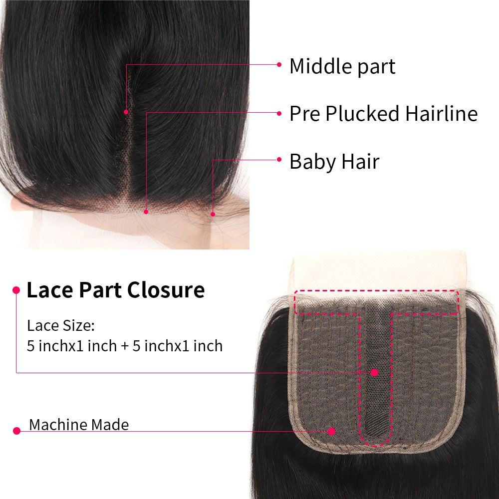 Body Wave Human Hair Bundles With Closure Remy Brazilian Hair 5x5x1 Closure 36 38 40 Inches Long Bundles Human Hair Extension Wig