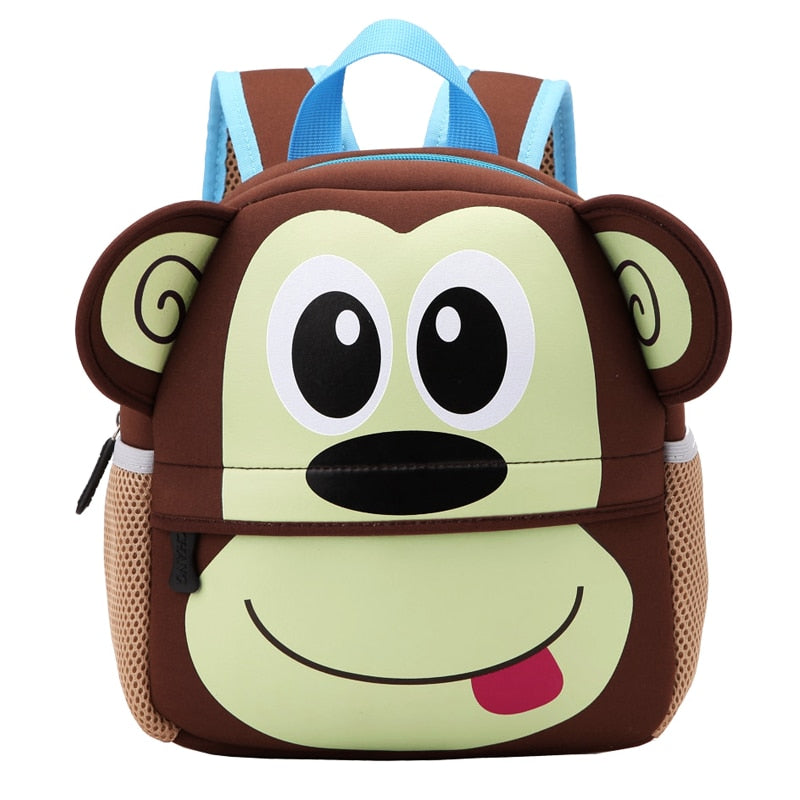 Skhek Back to school supplies 2022 New 3D Children School Bags For Girls Boy Children Backpacks Kindergarten Cartoon Animal Toddle Kids Backpack For 2-5 Years