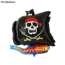 Load image into Gallery viewer, SKHEK Halloween Halloween Pirate Hat Cap Decoration Kids Adult Halloween Masquerade Captain Cosplay Costume Props Pirate Theme Birthday Party