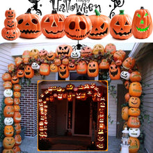 Load image into Gallery viewer, SKHEK Halloween Jack-O-Lantern Pumpkin Led Light Lamp Creative Lantern Decoration Flashing Ghost Festival Park Indoor Garden Decorat