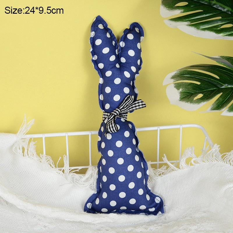 Easter Decoration Cloth Bunny Ornaments Easter Rabbit Holiday Party Kids Toys Gifts Decoration Spring Home DIY Craft Supplies