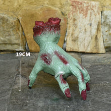 Load image into Gallery viewer, SKHEK Zombie Severed Hand Electric Toy Halloween Horror Toy Will Crawl Hand Secret Room Haunted House Family Halloween Tricky Props