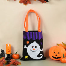 Load image into Gallery viewer, SKHEK Halloween Halloween Portable Candy Gift Bag Pumpkin Ghost Snack Candy Storage Bucket Kids Trick Or Treat Props Halloween Party Supplies