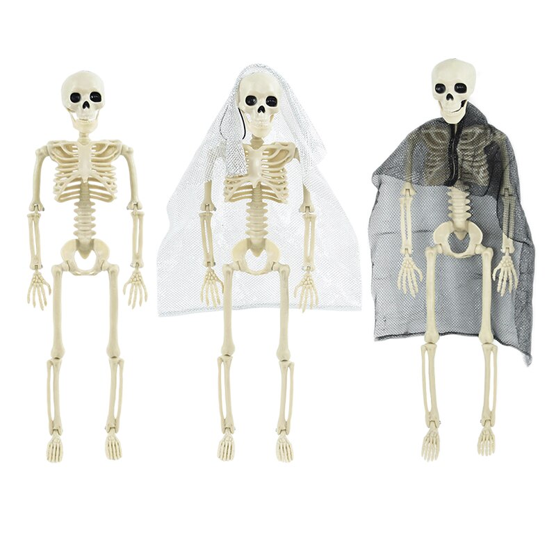 SKHEK Halloween Decorations Full Body Skeleton Ornaments Halloween Skeleton With Movable Joints For Halloween Party Home Decoration