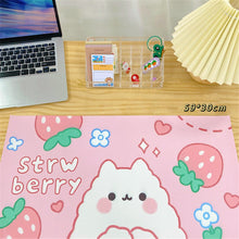 Load image into Gallery viewer, Skhek Back to School 1Pc Kawaii Mouse Pad Large Cherry Bunny Non-Slip Desktop Table Mat Student Desk Mat Cute Bear Bunny Mouse Pad Large Game Mat
