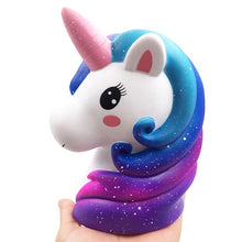 Load image into Gallery viewer, Skhek  Jumbo Kawaii Popcorn Unicorn Cake Squishy Donut Fruit Squishi Slow Rising Stress Relief Squeeze Toys For Baby Kids Charisma Gift