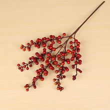 Load image into Gallery viewer, Berry Artificial Flower Fake red berries Christmas Flower New Year&#39;s decor Tree Artificial berry Christmas Decoration For Home