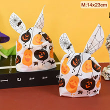Load image into Gallery viewer, SKHEK Halloween 25/50Pcs Halloween Candy Bags Pumpkin Bat Snack Biscuit Gift Bag Trick Or Treat Kids Favors Halloween Party Decoration Supplies
