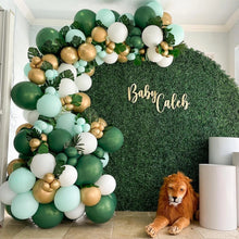 Load image into Gallery viewer, Skhek  Green Macaron Metal Balloon Garland Arch Kit Wedding Birthday Party Decorations Confetti Latex Balloons For Kids Baby Shower