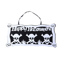 Load image into Gallery viewer, SKHEK Halloween Hanging Decoration Tag With Happy Halloween Sign Pumpkin Skull Ghost Horror Props For Bar KTV Home Party Supplies