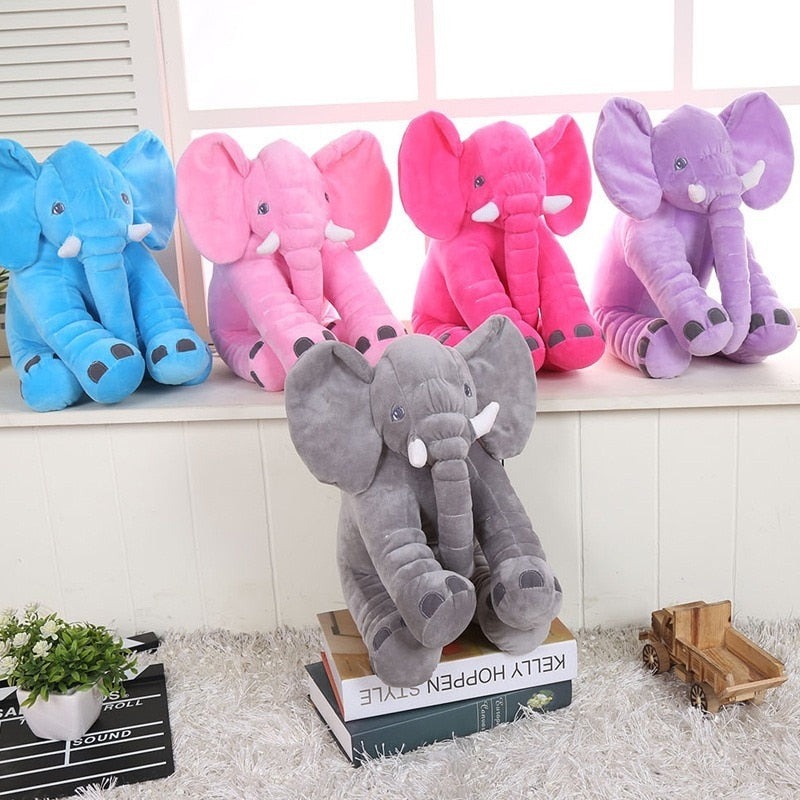 Skhek 30/40/60cm Fashion Animal Plush Elephant Doll Stuffed Elephant Plush Soft Pillow Kid Toy Children Room Bed Decoration Toy Gift