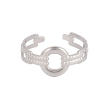 Load image into Gallery viewer, Punk Vintage 316L Stainless Steel Ring Open Rings For Women Chain Ring Adjustable Finger Ring Party Jewelry Gift Wholesale