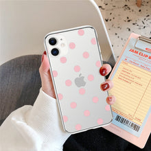 Load image into Gallery viewer, Skhek Back to School Phone Case For Iphone 13 12 11 6 6S 7 8 Plus X XR 11Pro XS Max Transparent Cute Cartoon Love Heart Soft TPU For Iphone 12 Cover