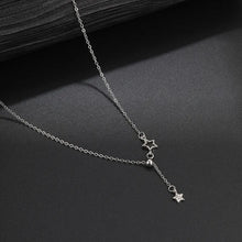 Load image into Gallery viewer, Basic Star Alloy Inlay Artificial Gemstones Women&#39;s Pendant Necklace