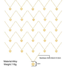 Load image into Gallery viewer, Elegant Streetwear Heart Shape Alloy Plating Women&#39;s Pendant Necklace