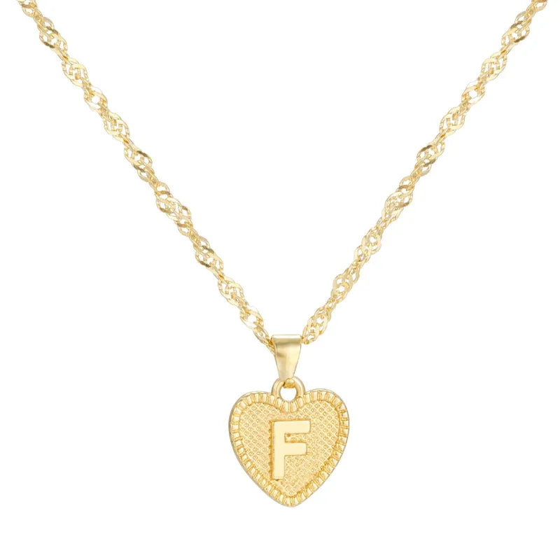 Elegant Streetwear Heart Shape Alloy Plating Women's Pendant Necklace