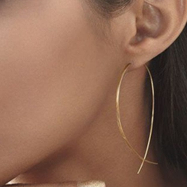 2021 New Long Crystal Tassel Gold Color Dangle Earrings for Women Wedding Drop Earing Fashion Jewelry Gifts