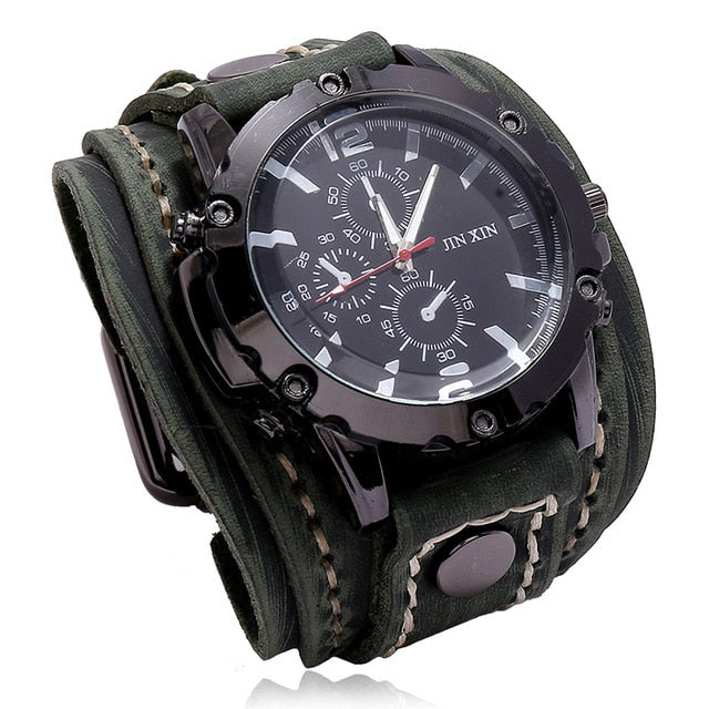 Jessingshow Men Watch Luxury Wristwatch Quartz Wristwatches Fashion Blue Glass Punk Style Mens Watches Relogio Masculino