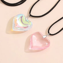 Load image into Gallery viewer, Retro Simple Style Heart Shape Mixed Materials Women&#39;s Pendant Necklace