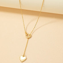 Load image into Gallery viewer, Sweet Simple Style Heart Shape Alloy Plating Gold Plated Women&#39;s Pendant Necklace